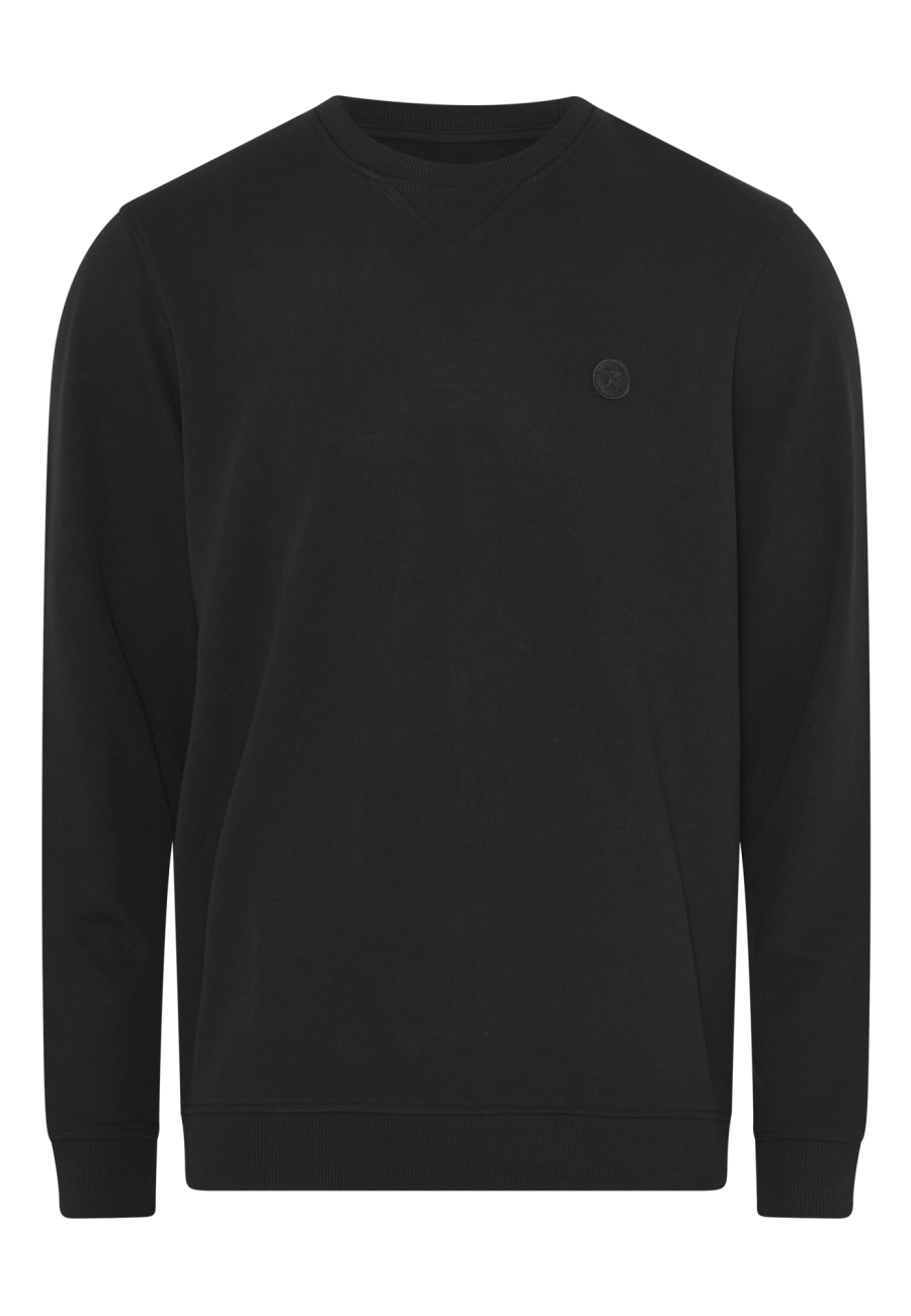 Sweatshirt med logo | Bambusviskose | Sort -JBS of Denmark Men