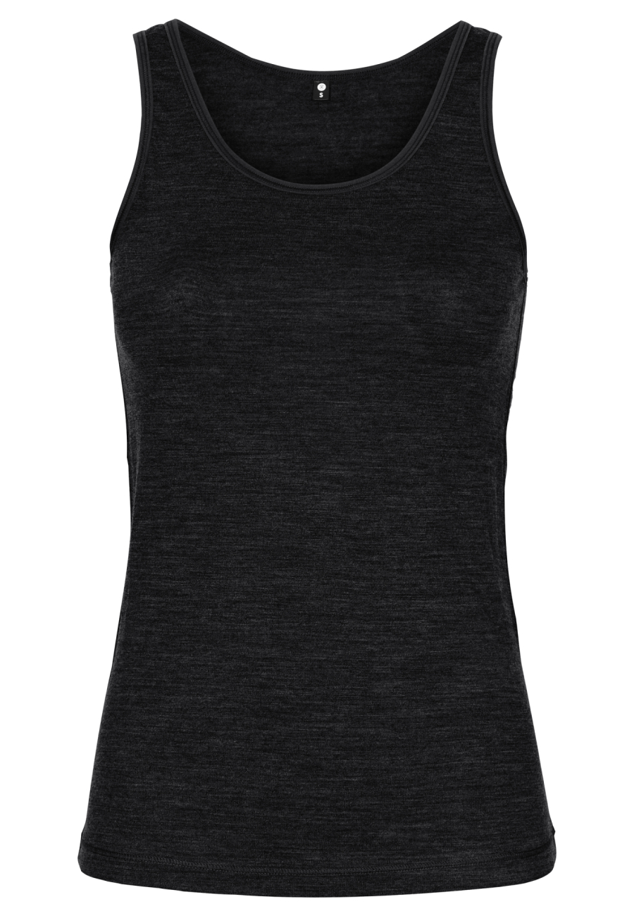 Tanktop | Økologisk uld | Sort -JBS of Denmark Women