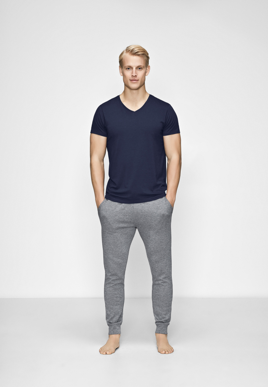 T-shirt v-neck | Bambusviskose | Marine -JBS of Denmark Men