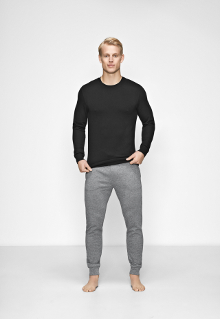 Sweatshirt | Bambusviskose | Sort -JBS of Denmark Men