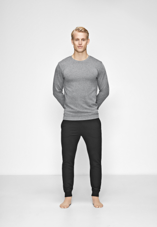 Sweatshirt | Bambusviskose | Lys grå -JBS of Denmark Men