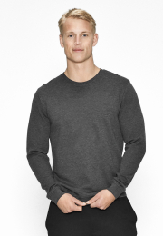 Sweatshirt | Bambusviskose | Mørk grå -JBS of Denmark Men