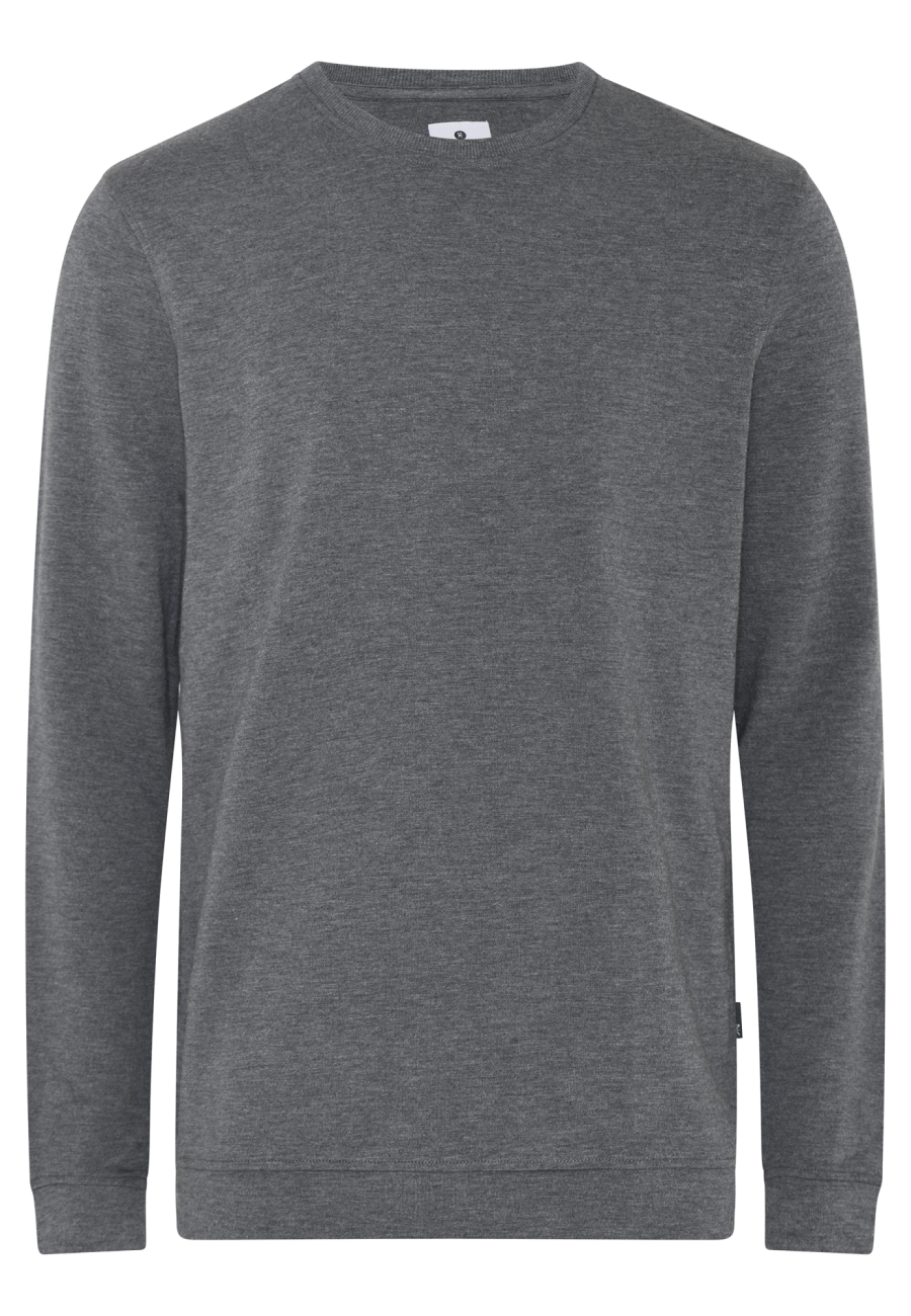 Sweatshirt | Bambusviskose | Mørk grå -JBS of Denmark Men