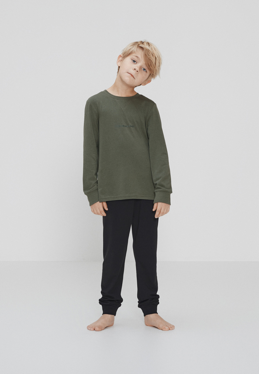 Pyjamassæt | Bambusviskose | Grøn -JBS of Denmark Kids