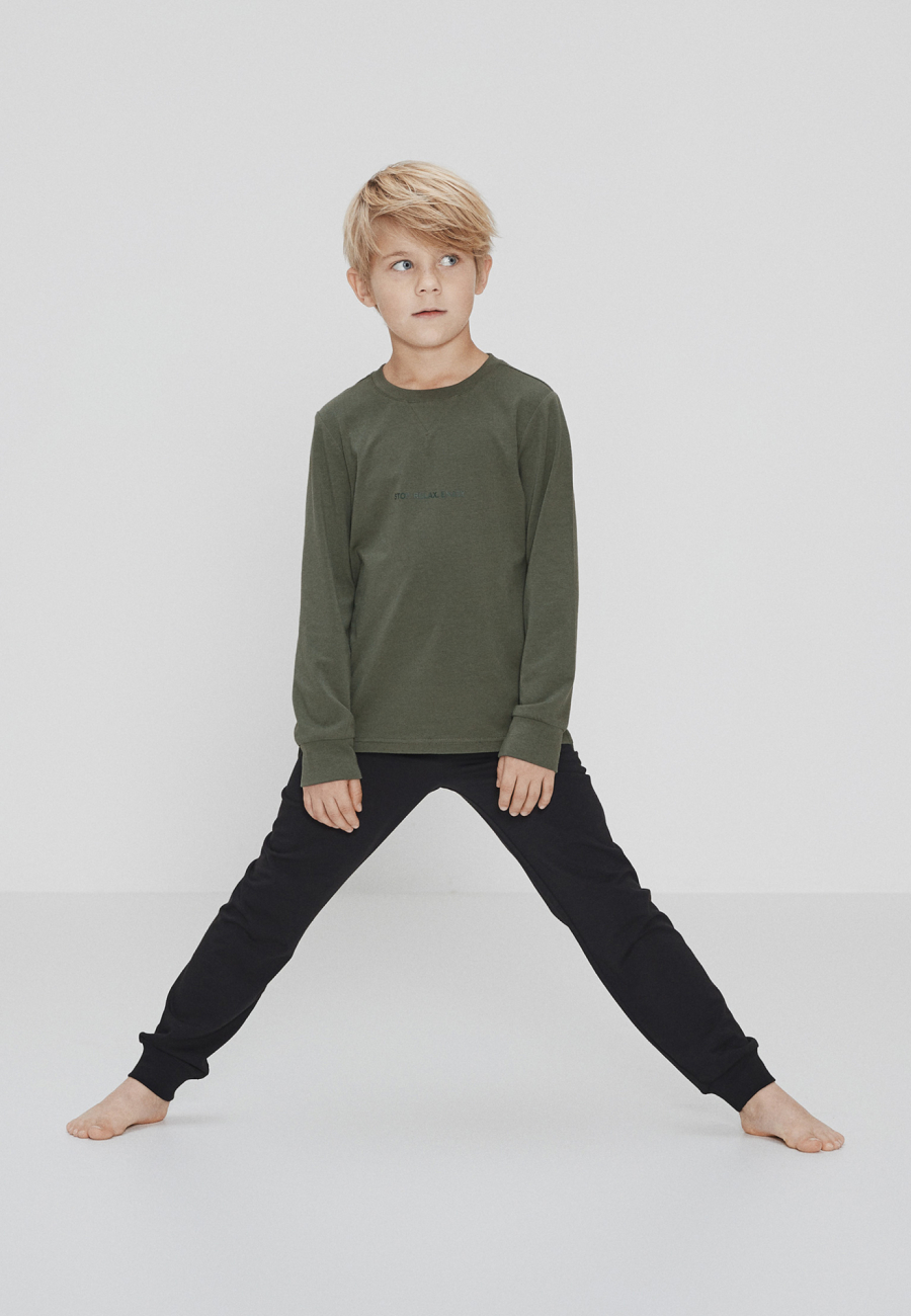 Pyjamassæt | Bambusviskose | Grøn -JBS of Denmark Kids
