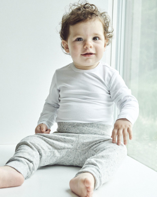 Langærmet body | Bambusviskose | Hvid -JBS of Denmark Kids