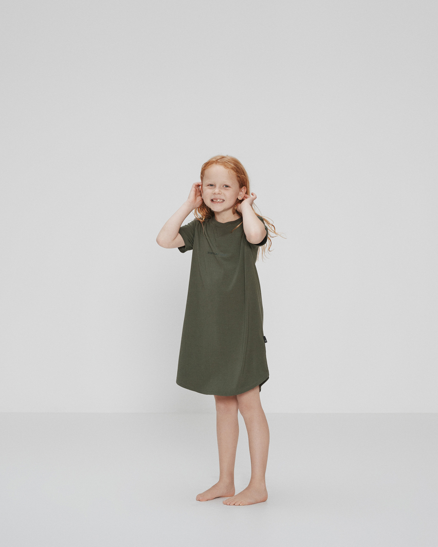 Natkjole | Bambusviskose | Grøn -JBS of Denmark Kids
