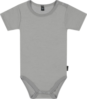 Kortærmet body | 100% uld | Grå melange -JBS of Denmark Kids