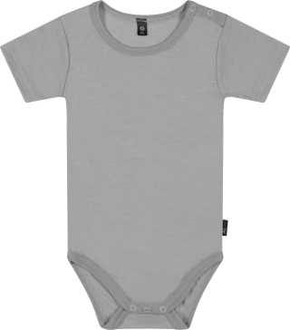 Kortærmet body | 100% uld | Grå melange -JBS of Denmark Kids