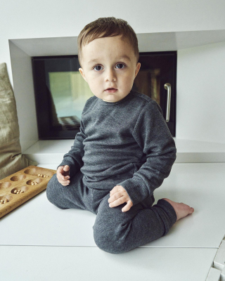 Sweatshirt baby | Bambusviskose | Mørkegrå -JBS of Denmark Kids
