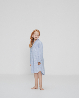 Skjortekjole | bambusviskose | Blå -JBS of Denmark Kids