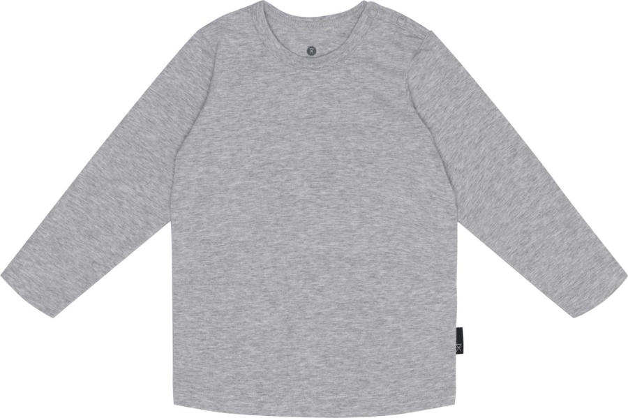 Langærmet t-shirt | Bambusviskose | Grå -JBS of Denmark Kids