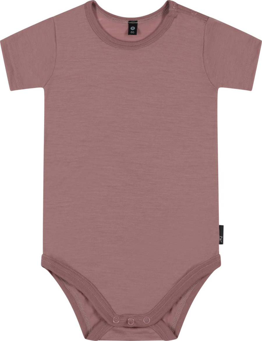 Kortærmet body | 100% uld | Rose -JBS of Denmark Kids