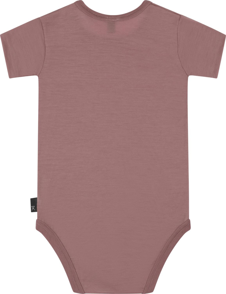 Kortærmet body | 100% uld | Rose -JBS of Denmark Kids