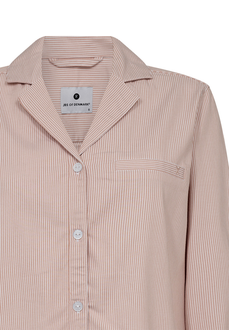 Langærmet pyjamasskjorte | Bambusviskose | Rosa -JBS of Denmark Women