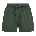Pyjamasshorts "Seersucker" | Bambusviskose | Grøn -JBS of Denmark Women