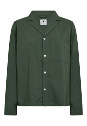 Pyjamasskjorte "Seersucker" | Bambusviskose | Grøn -JBS of Denmark Women