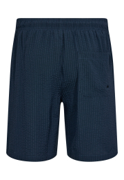 Shorts "seersucker" | Recycled Polyester | Navy -JBS of Denmark Men