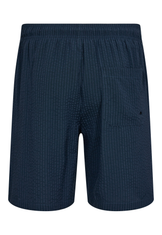 Shorts "seersucker" | Recycled Polyester | Navy -JBS of Denmark Men