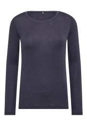 Langærmet t-shirt | 100% uld | Lavendel -JBS of Denmark Women