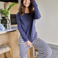 Langærmet t-shirt | Økologisk bambus | Lavendel -JBS of Denmark Women