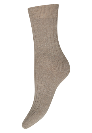 Strømper "rib" | Bambusviskose | Sand -JBS of Denmark Women