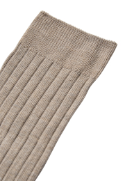 Strømper "rib" | Bambusviskose | Sand -JBS of Denmark Women