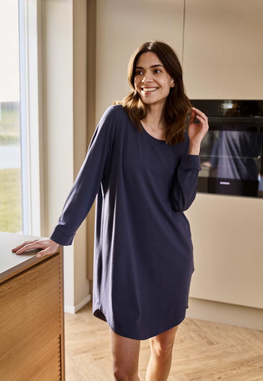 Big shirt | Bambusviskose | Mørk grå -JBS of Denmark Women