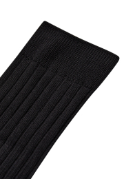Strømper "rib" | Bambusviskose | Sort -JBS of Denmark Women