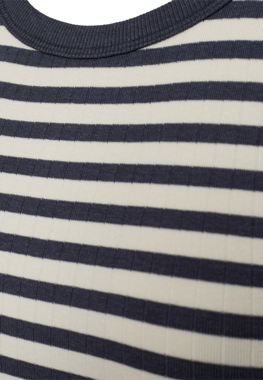Tanktop "rib"  | Bambusviskose | Blåstribet -JBS of Denmark Women
