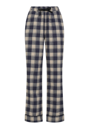 Natbukser "flannel" | 100% økologisk bomuld | Gråternet -JBS of Denmark Women