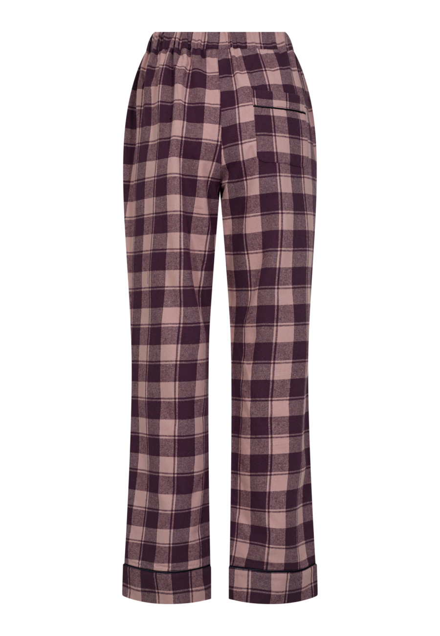 Natbukser "flannel" | 100% økologisk bomuld | Rødternet -JBS of Denmark Women