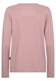 Langærmet t-shirt | Bambusviskose | Mørk rosa -JBS of Denmark Women