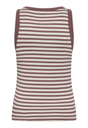 Tanktop "rib"  | Bambusviskose | Mørk rosastribet -JBS of Denmark Women