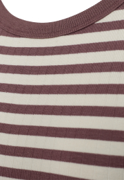 Tanktop "rib"  | Bambusviskose | Mørk rosastribet -JBS of Denmark Women