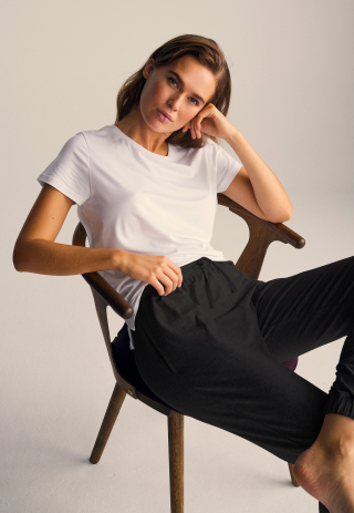 Jersey pants | Bambusviskose | Sort -JBS of Denmark Women