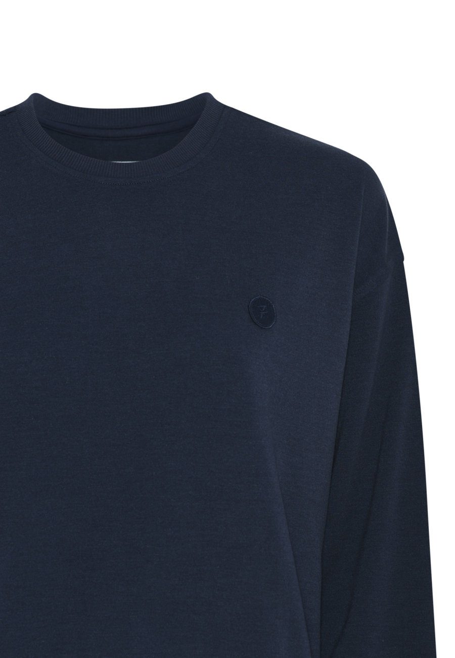 Trøje med logo | Bambusviskose | Navy -JBS of Denmark Women