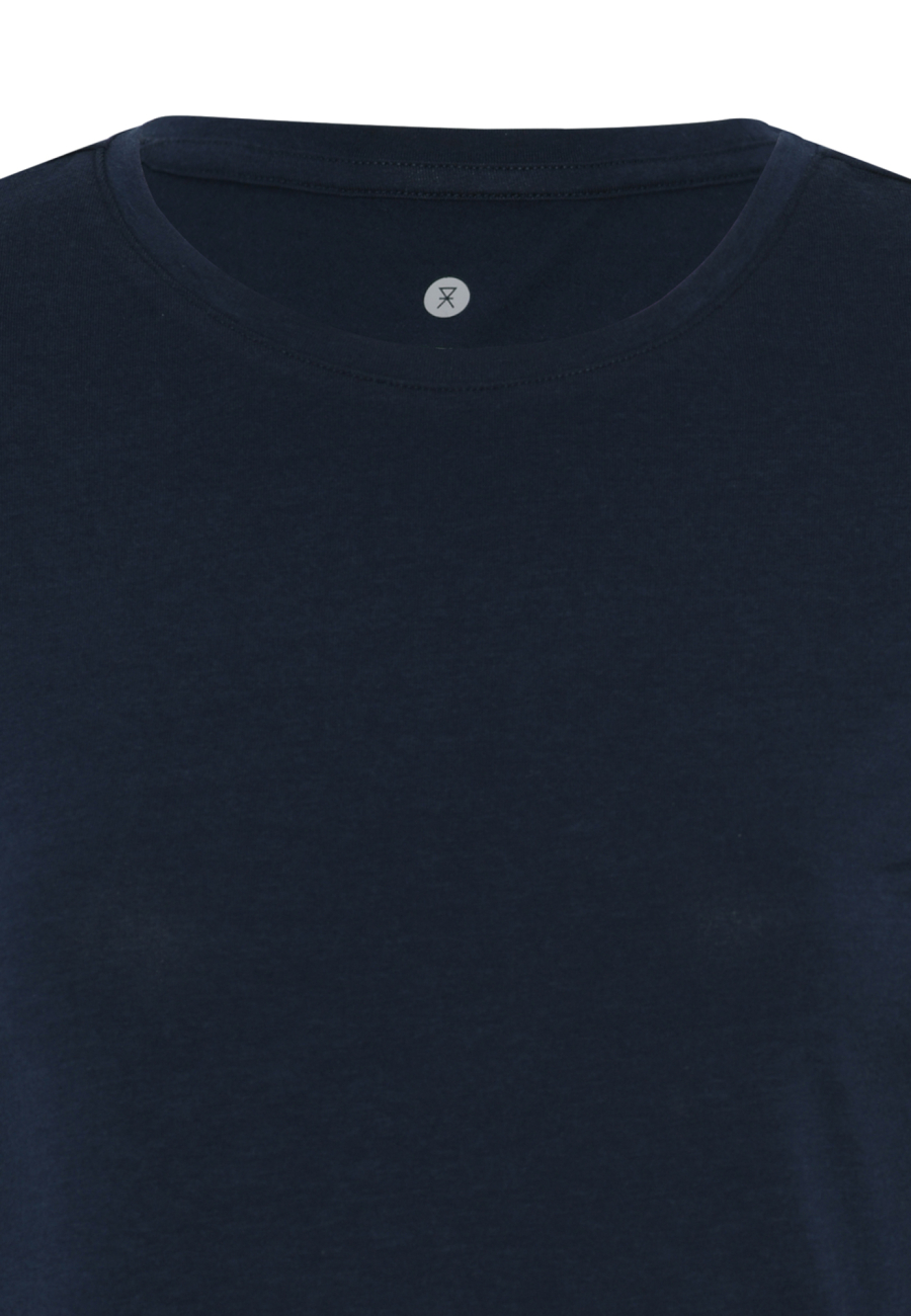 Langærmet t-shirt | Bambusviskose | Navy -JBS of Denmark Women
