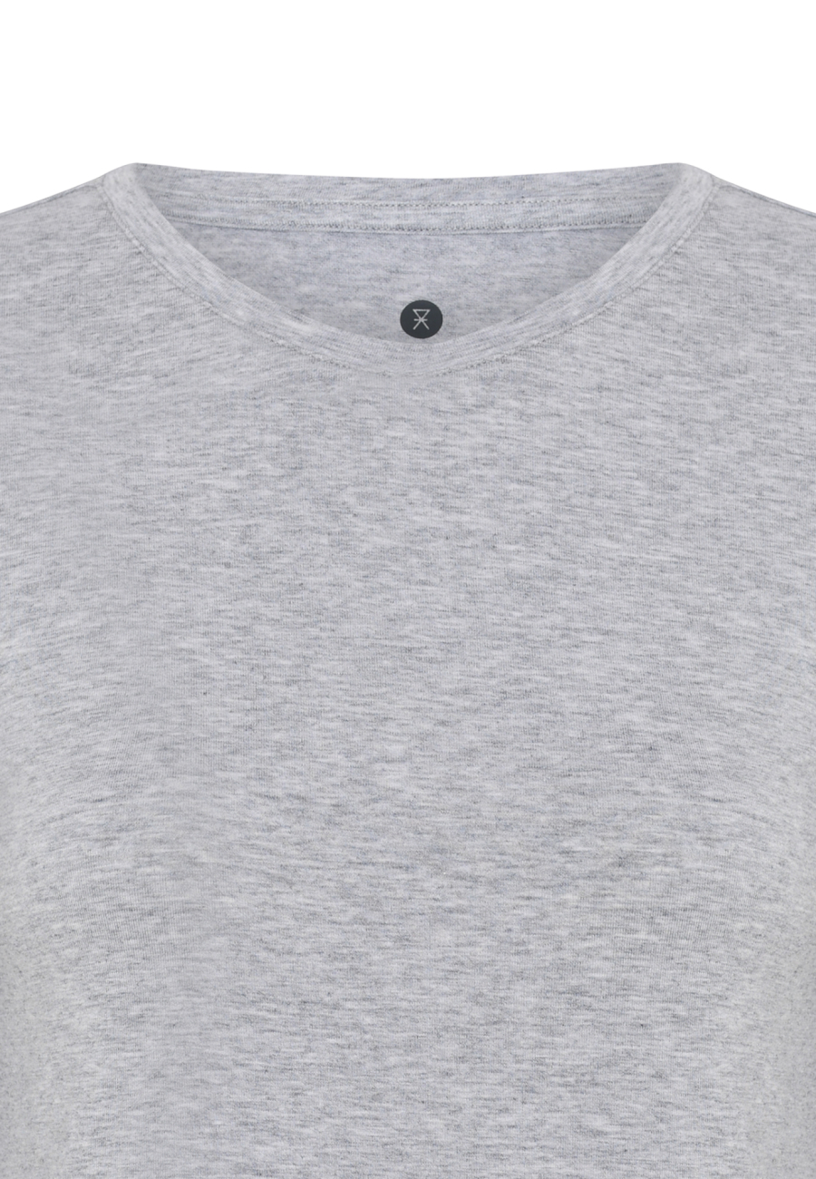 Langærmet t-shirt | Bambusviskose | Grå -JBS of Denmark Women
