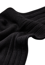Strømper "rib" | Bambusviskose | Sort -JBS of Denmark Women