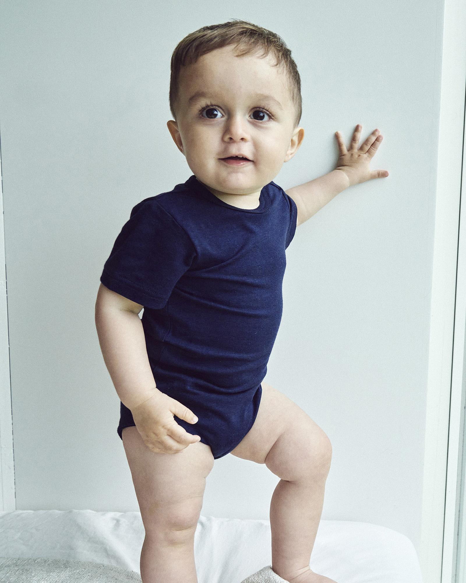 Kortærmet body, Bambusviskose, Rose