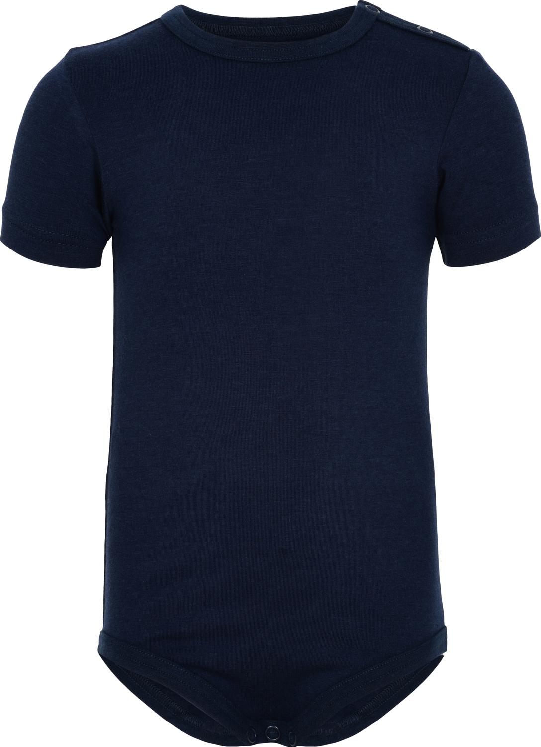 Kortærmet body, Bambusviskose, Navy
