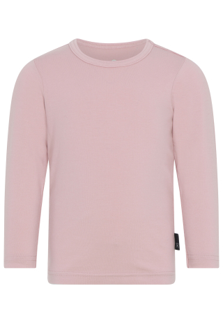 Langærmet t-shirt, Bambusviskose, Rose