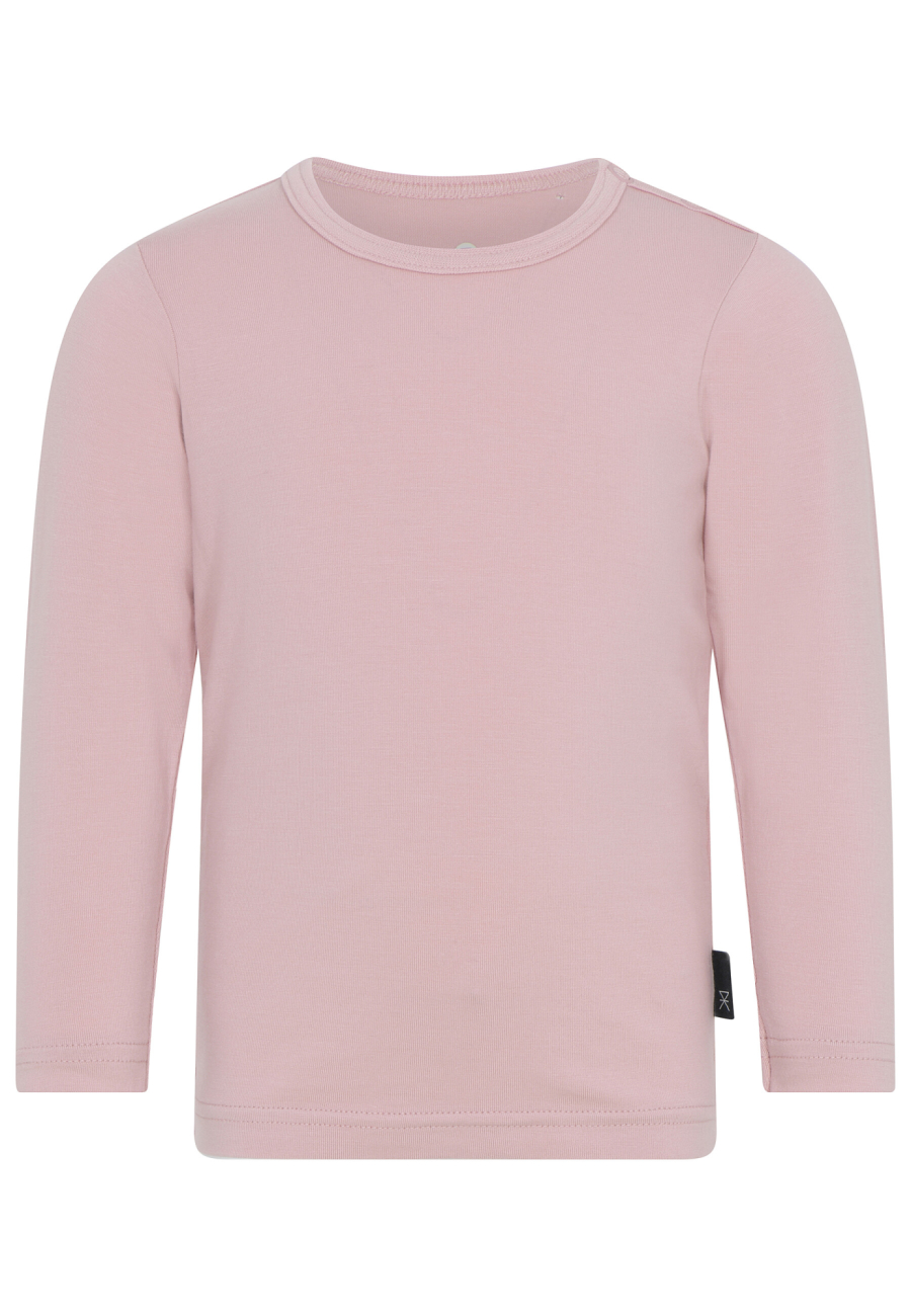 Langærmet t-shirt, Bambusviskose, Rose