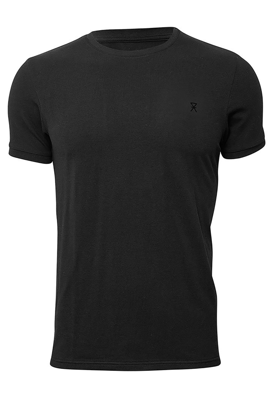 Piqué t-shirt | Bambusviskose | Sort -JBS of Denmark Men