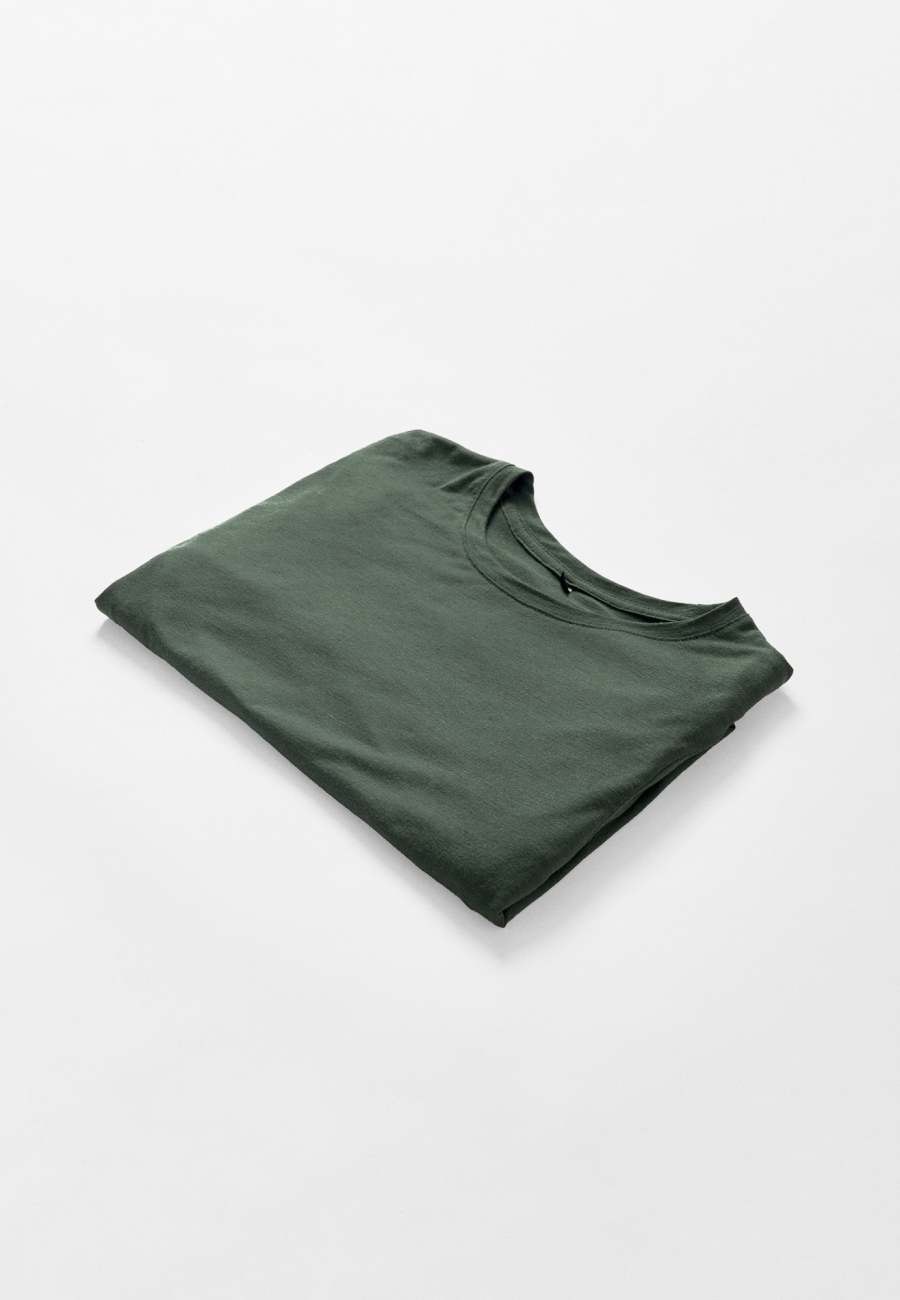 T-shirt | 100% økologisk GOTS uld | Grøn -JBS of Denmark Men