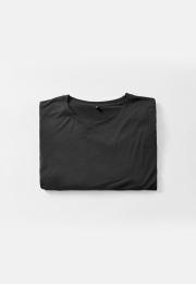 T-shirt | 100% økologisk GOTS uld | Sort -JBS of Denmark Men