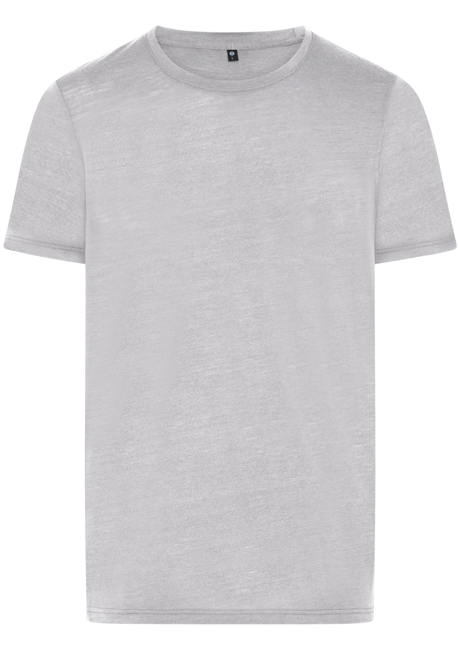 T-shirt | 100% økologisk GOTS uld | Grå -JBS of Denmark Men