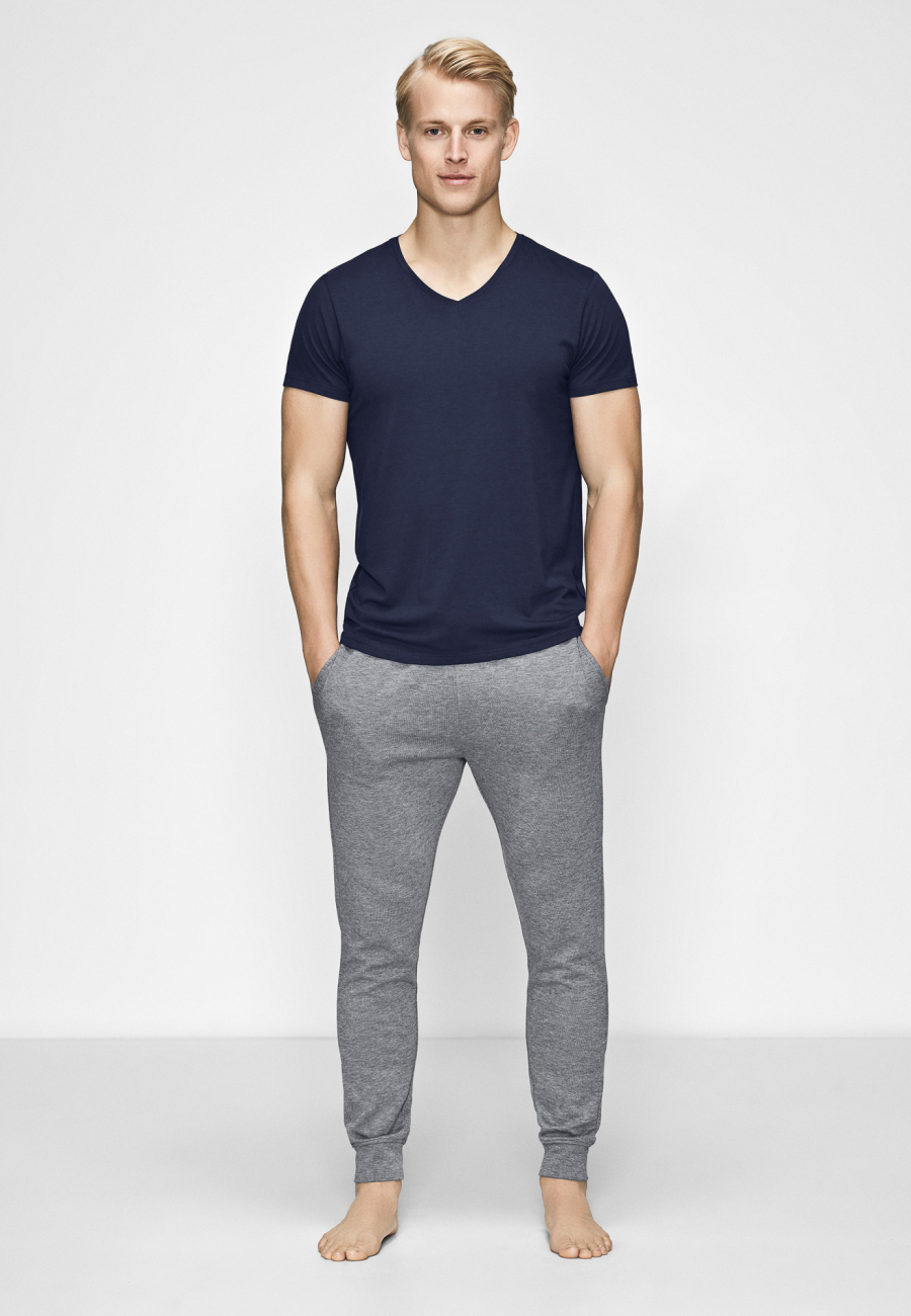 T-shirt v-hals | bambus | marine -JBS of Denmark Men