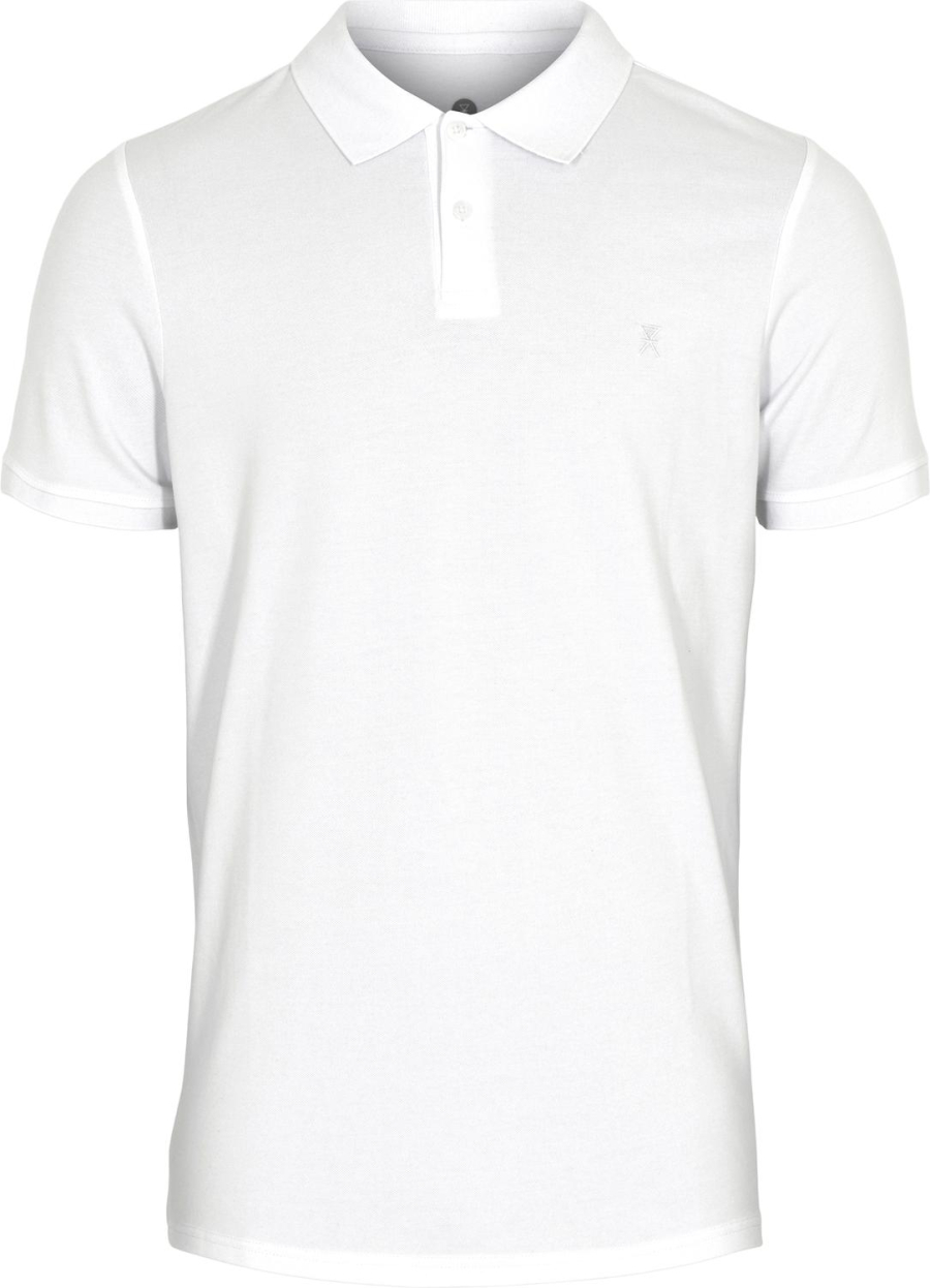 Piqué polo | Bambusviskose | Hvid -JBS of Denmark Men